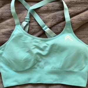 Blue Oneractive Classic Seamless Sport Bra